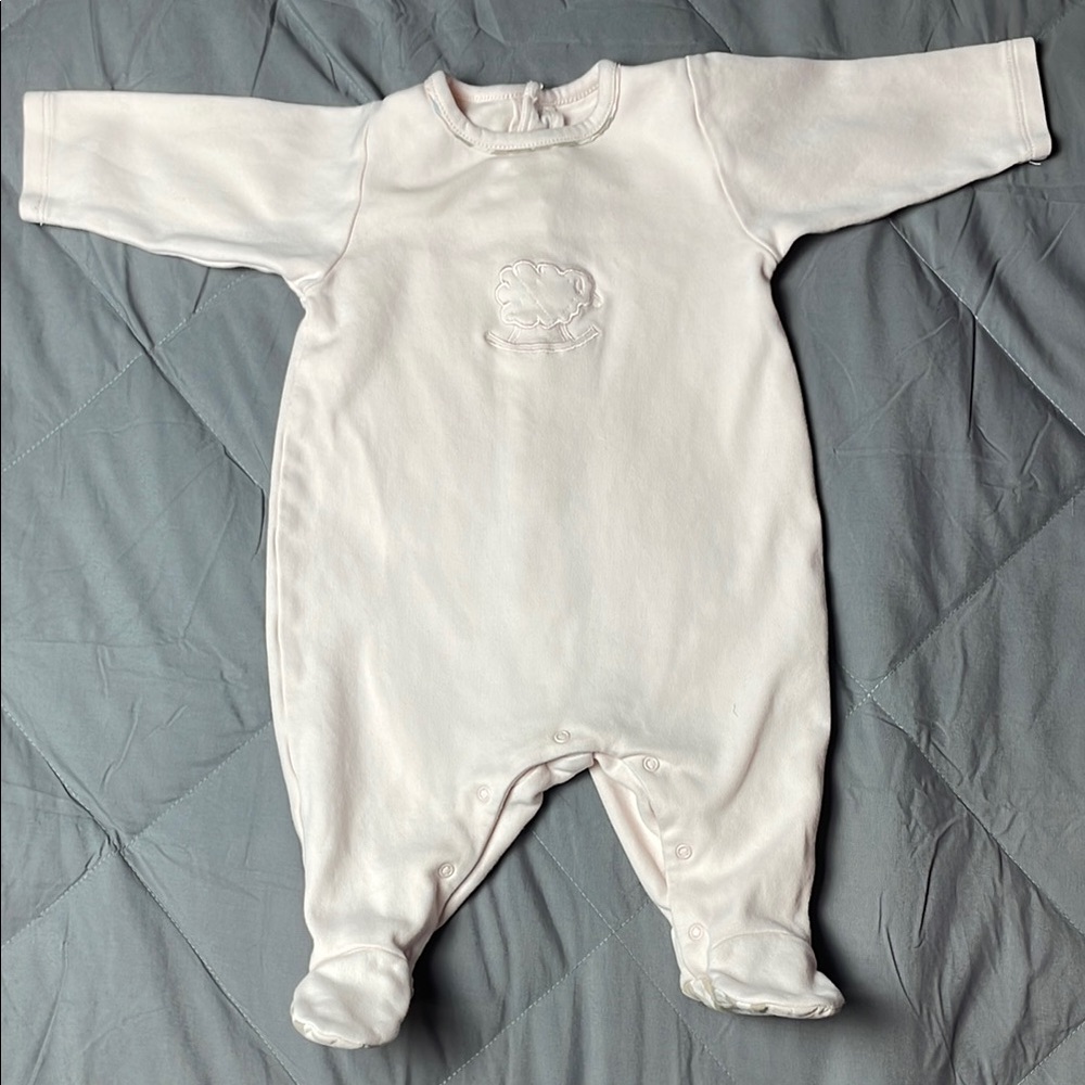 Burberry Cream Footies One Piece 3M 62cm